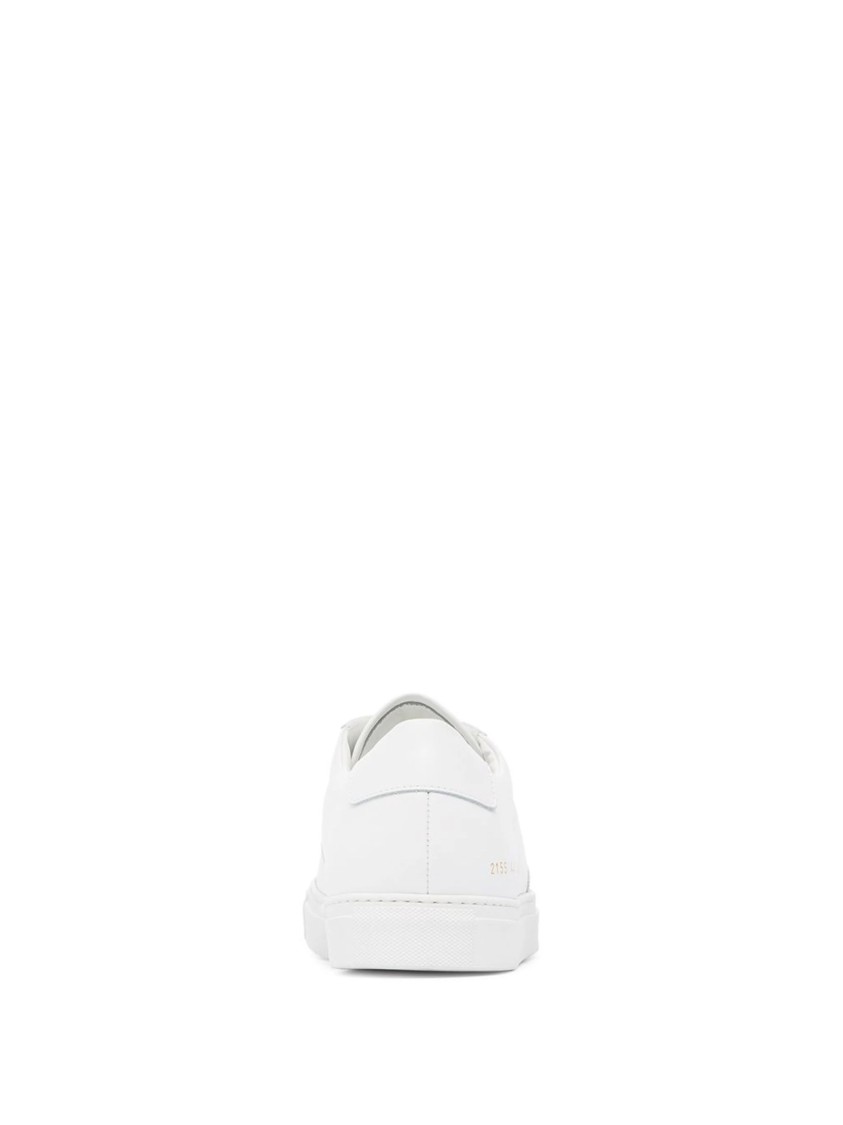 Common Projects Bball Low In Leather Sneakers In White