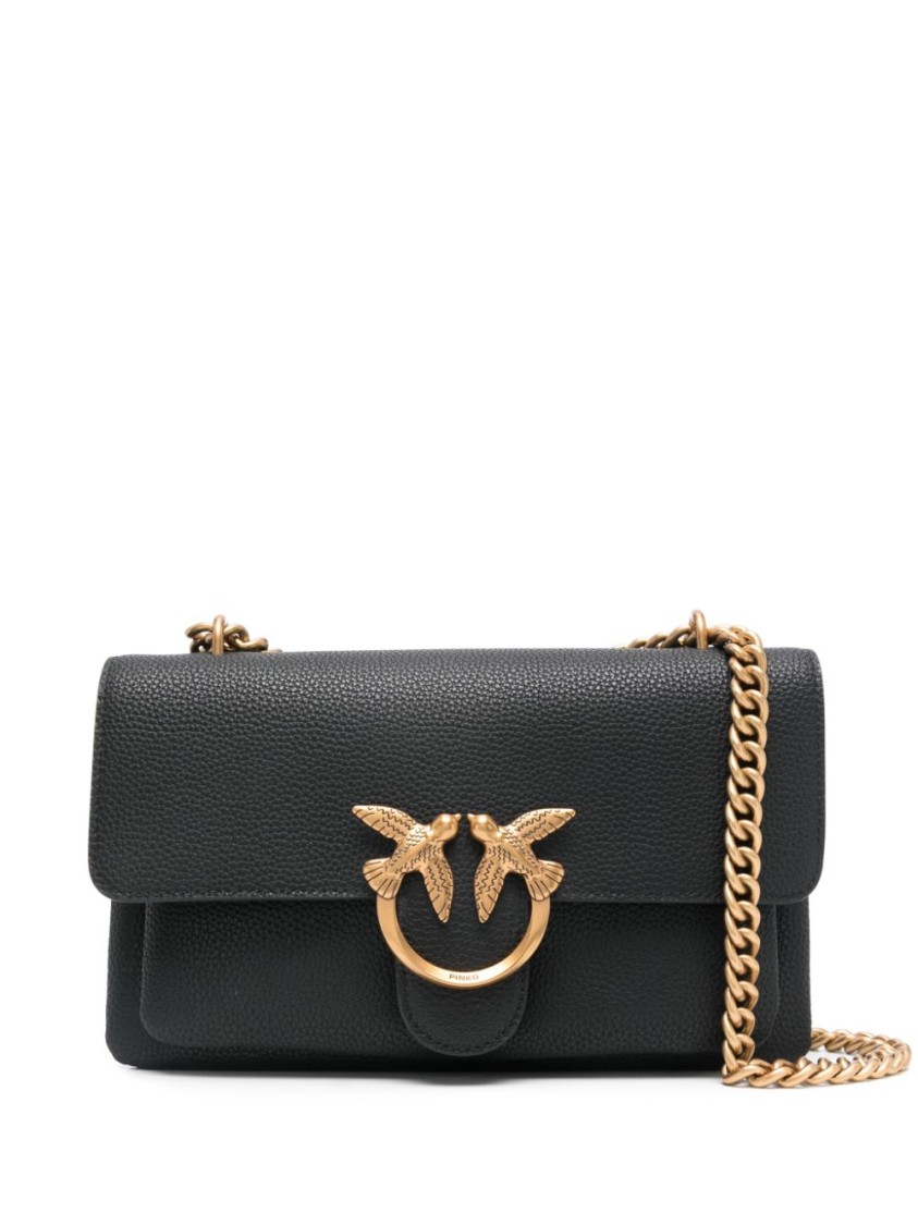 Pinko Love One Shoulder Bag In Black