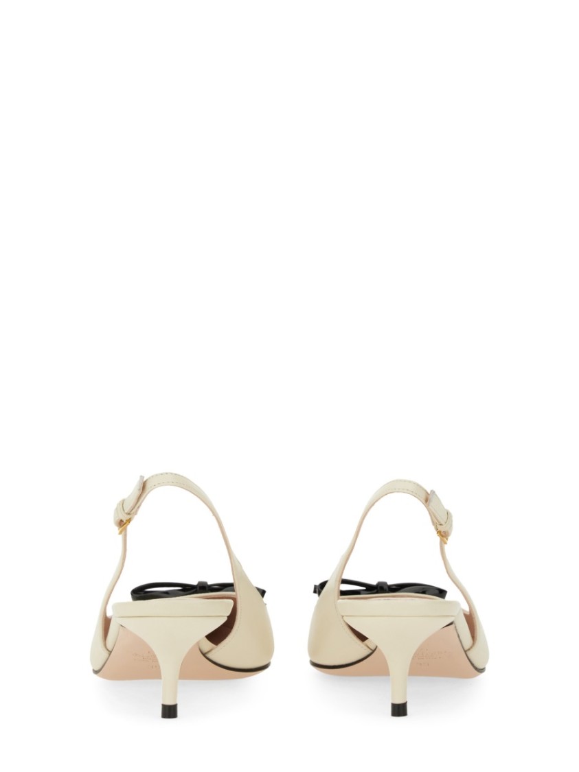 Valentino Slingback-pumps Bepointy 45 Aus Leder