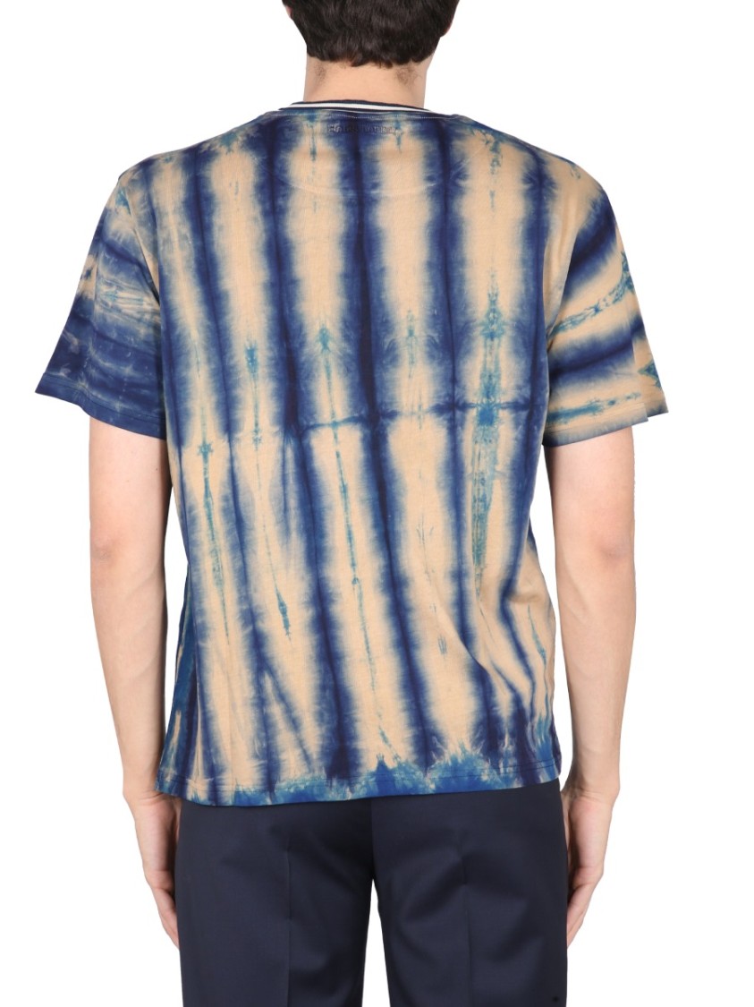 Shop Wales Bonner Round Neck Tie-dye T-shirt