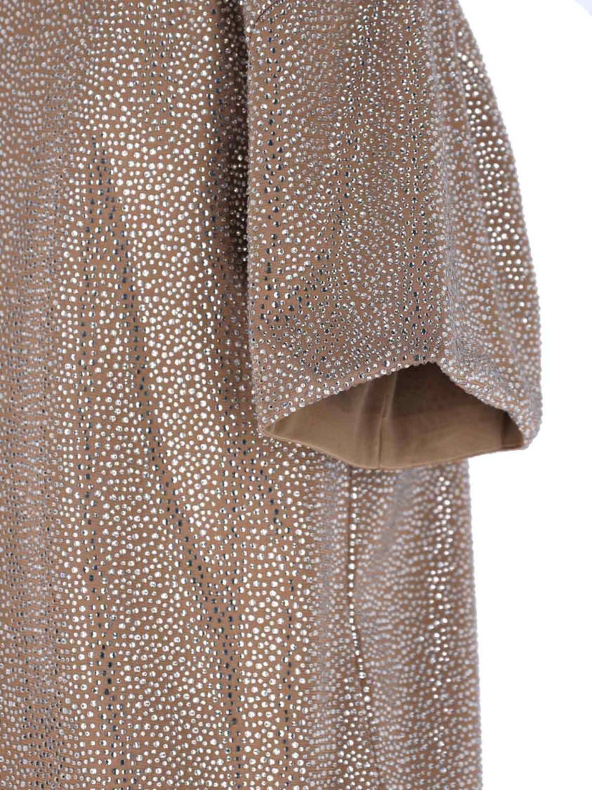 Giuseppe Di Morabito Embellished Viscose Mini Dress