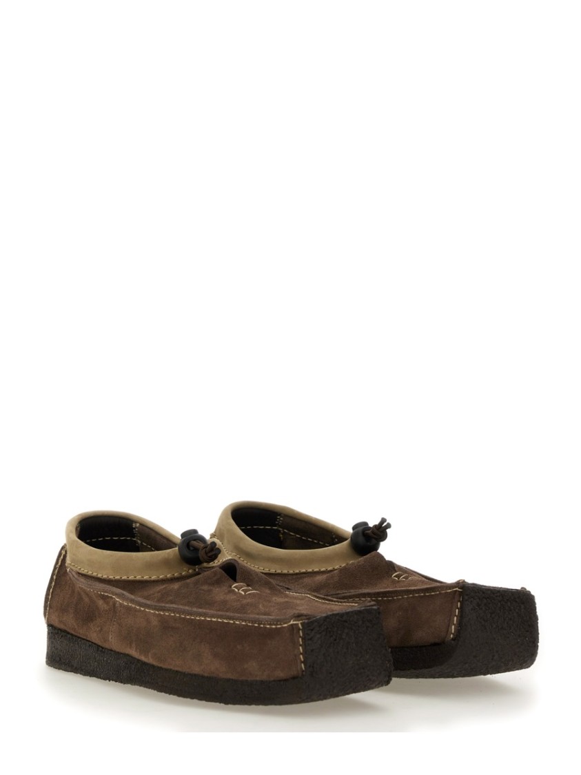 Woburn Walk Brown Suede Loafers With Leather Trim In Brown