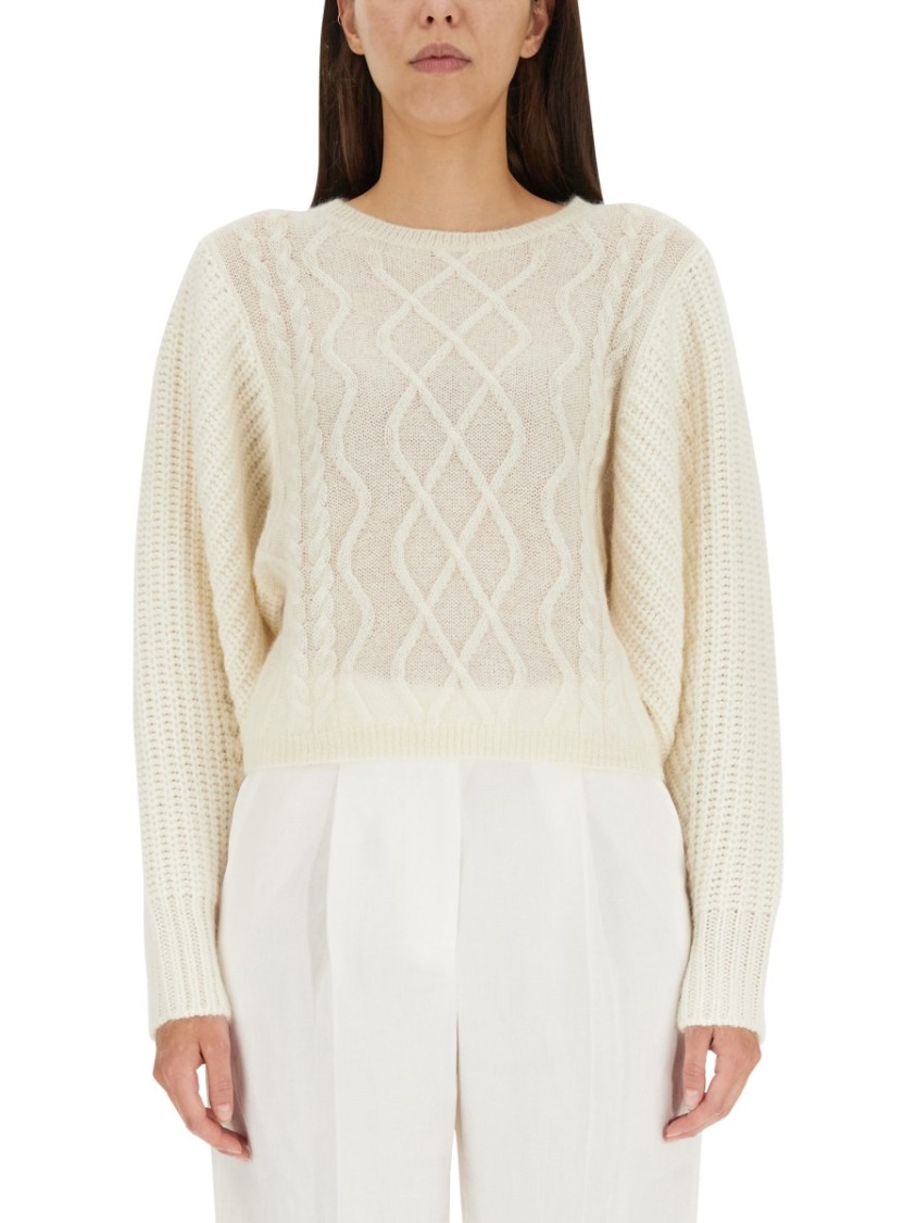 Shop Fabiana Filippi Textured Knit Sweater