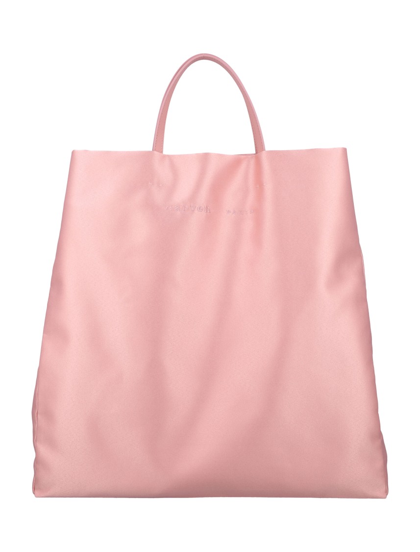 Carven Satin Jeanne Tote Bag
