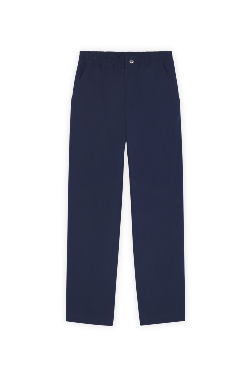 パンツ MAISON KITSUNE Women Straight Pants OW01101WD4010 Blue Maison Kitsuné Straight-Cut Ink Blue Casual Pants | THE LIST