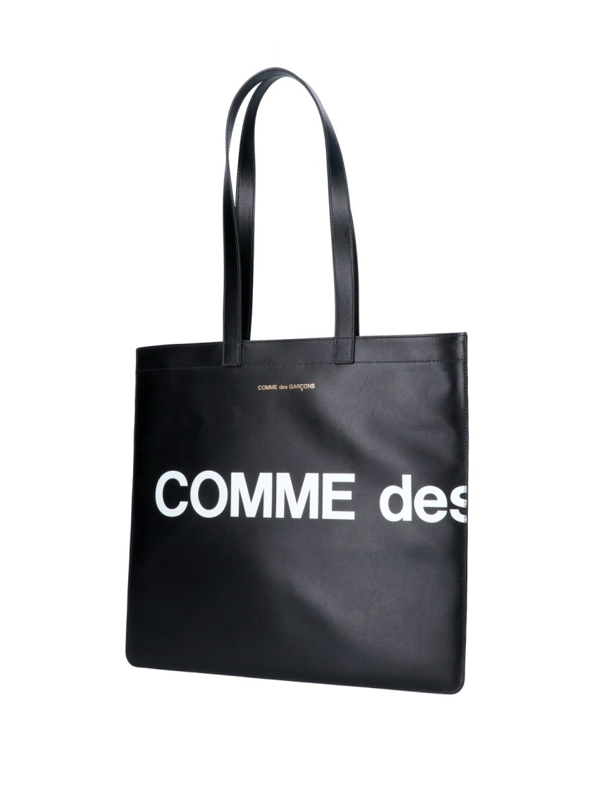 COMME DES GARÇONS COMME DES GARÇONS TOTE LOGO BAG – BLACK 