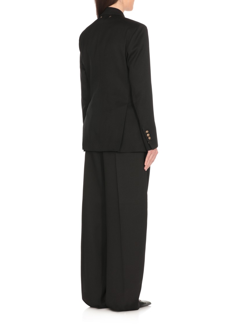 Golden Goose Double Breasted Blazer In Light Dry Wool Gabardine Clothing