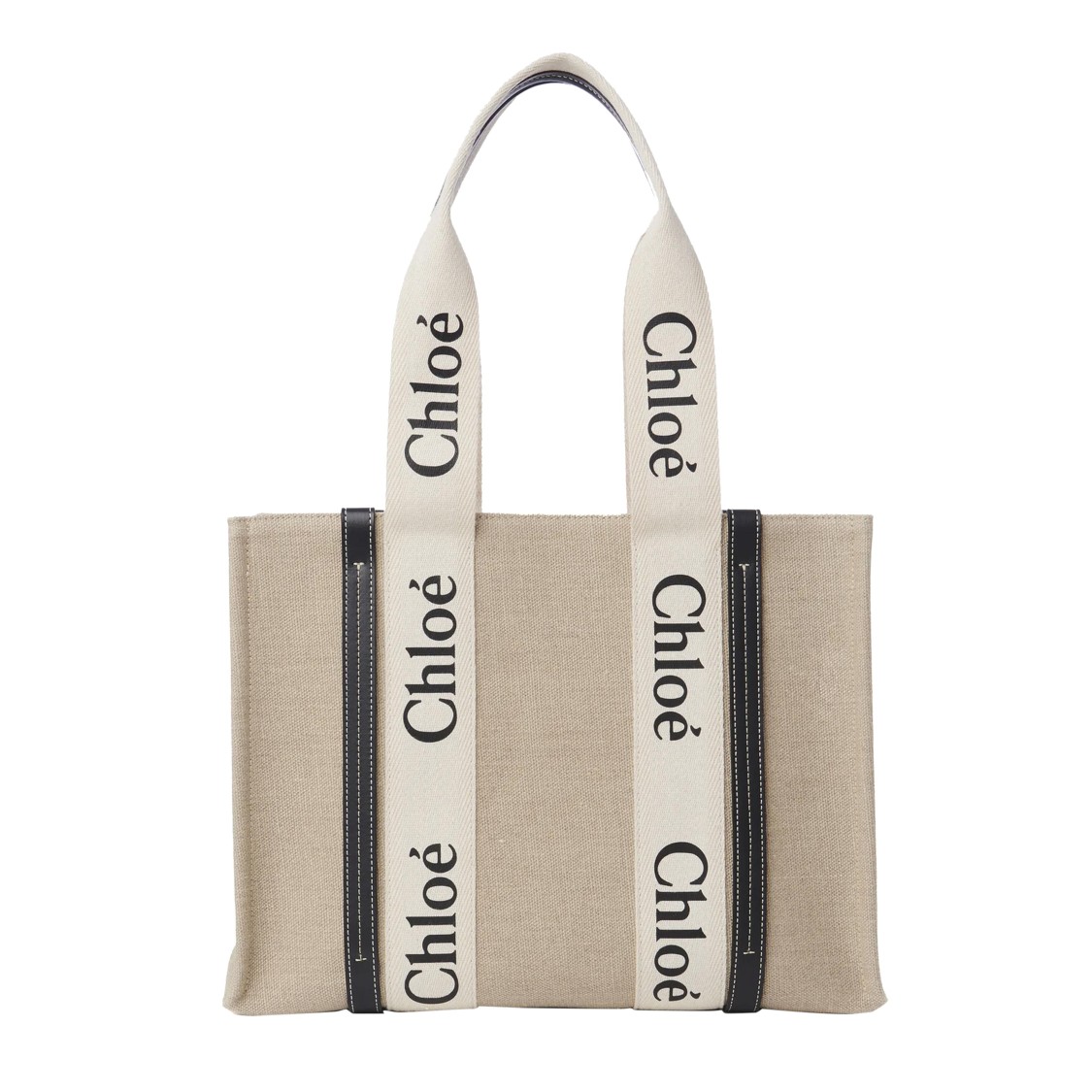 Chloé Medium Woody Tote Bag With Design