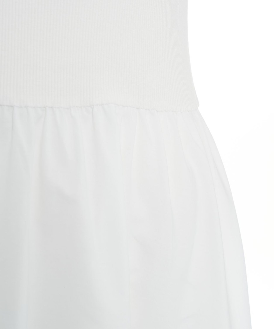 OTTOD'AME OTTOD'AME A-LINE MAXI DRESS WITH RIBBED TEXTURE AND PRACTICAL SLIP POCKETS 