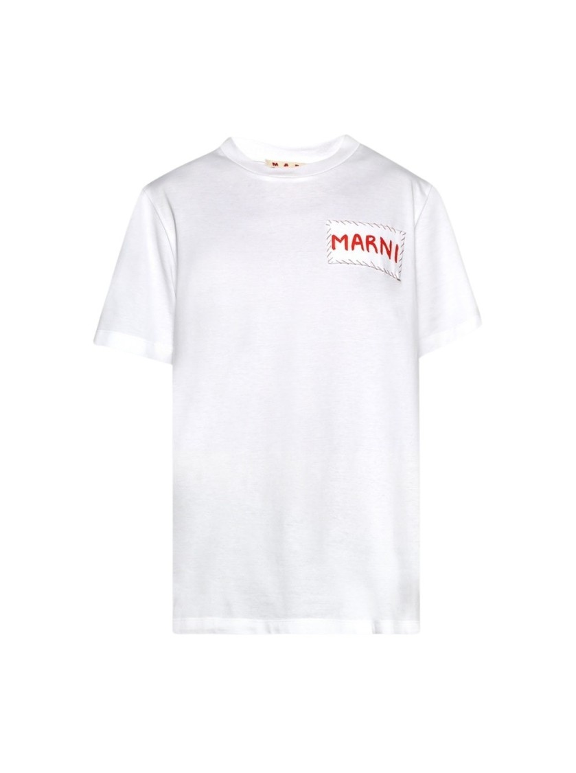 Shop Marni Patch Tee White