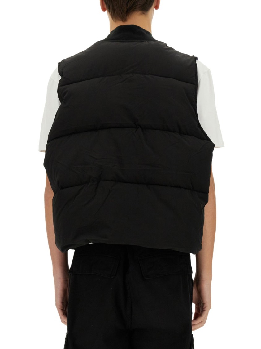 ALPHA INDUSTRIES ALPHA INDUSTRIES PUFFY SLEEVELESS VEST WITH HIGH COLLAR