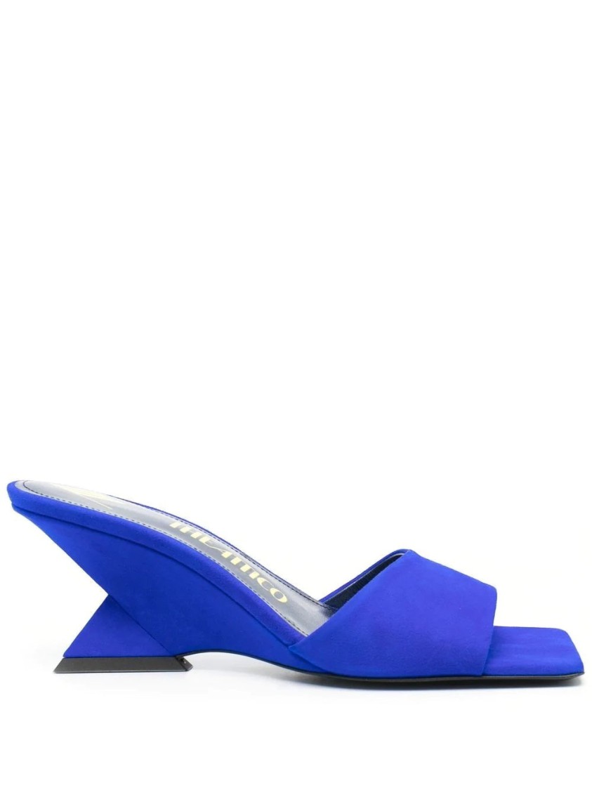 Attico The Cheope 60mm Mule In Blue