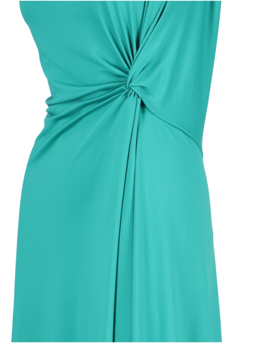 Shop Victoria Beckham Asymmetric Maxi Dress – Green