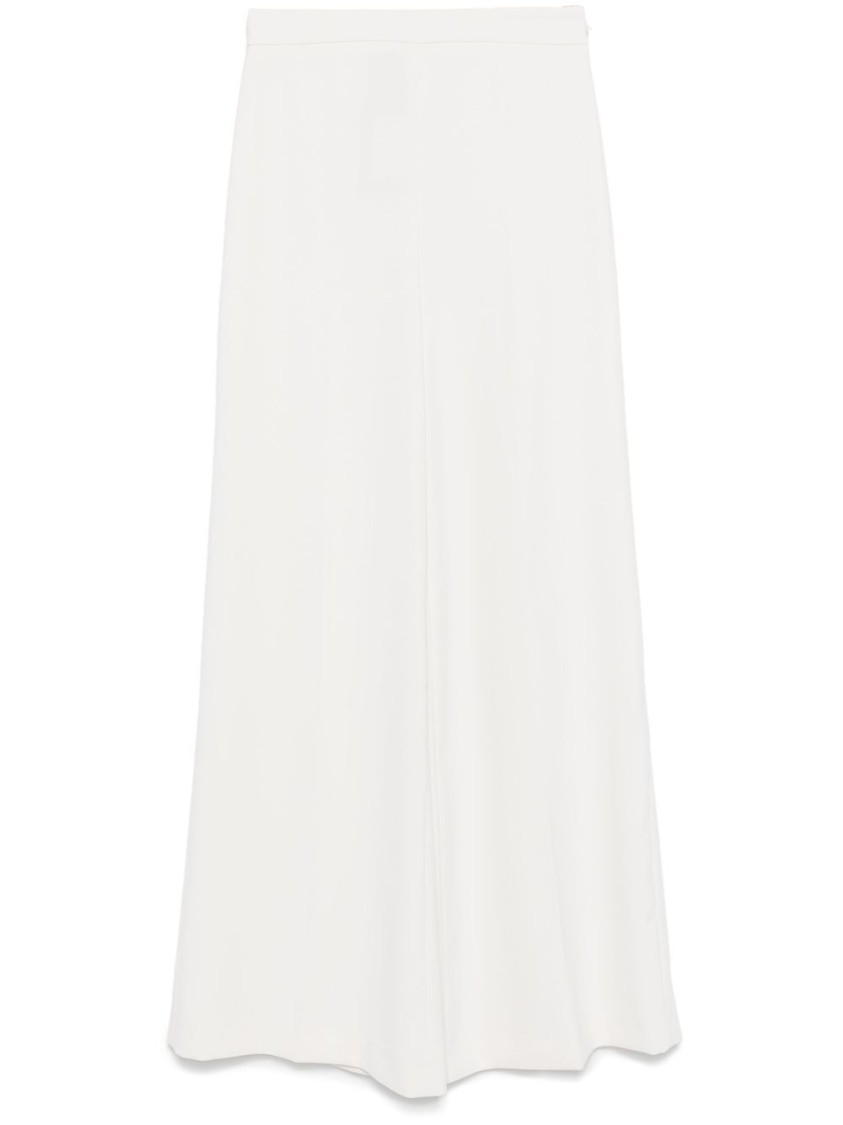 Twinset Twin-set Wide-leg Pants With Tailored Waistband