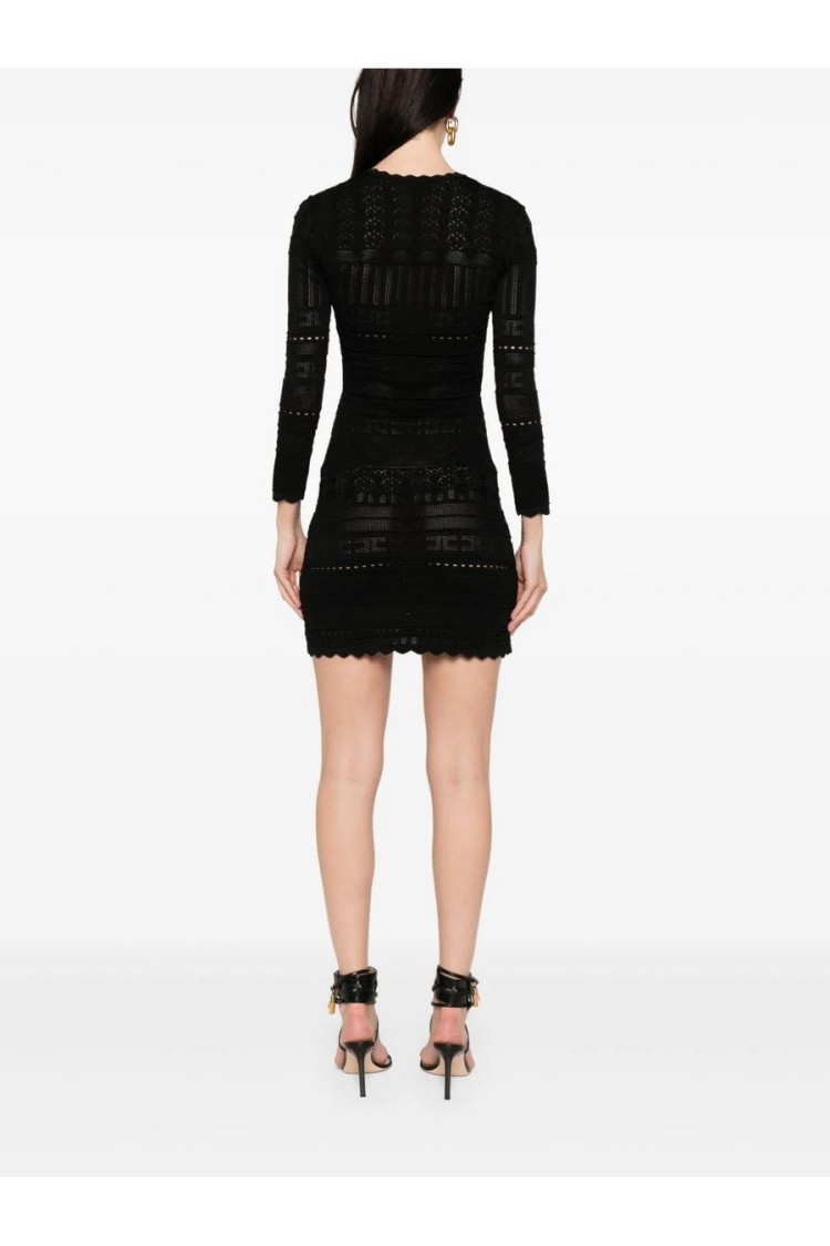 Elisabetta Franchi Dress With Deep V-Neckline | THE LIST