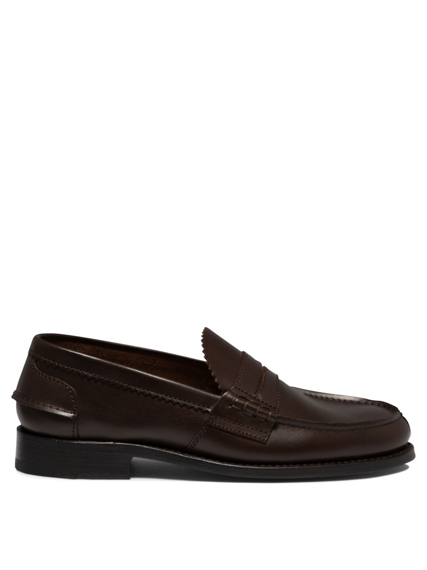 Saxone Of Scotland Arran Loafers & Slippers Brown In Black