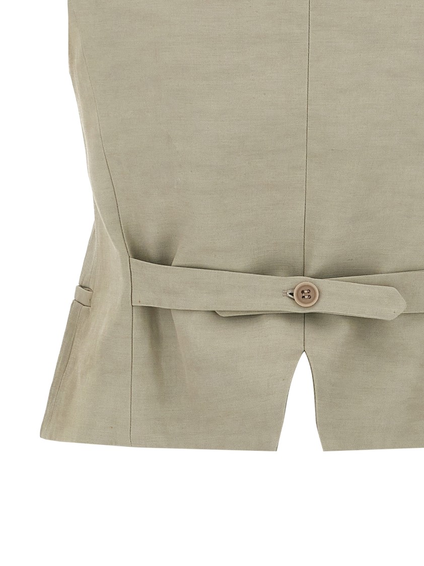 P.a.r.o.s.h Raisa Gilet Beige In Neutral