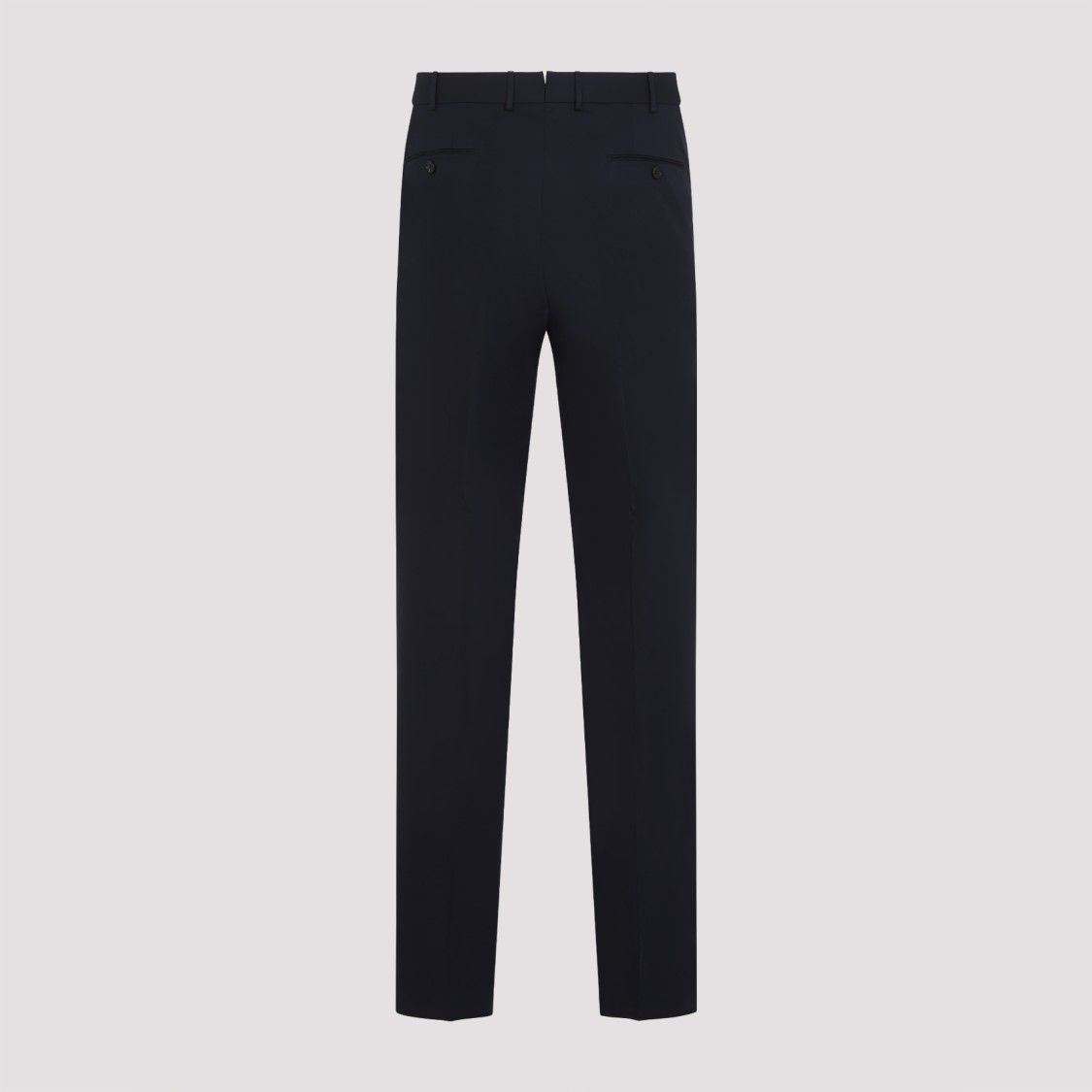 ZEGNA ZEGNA STRAIGHT-LEG TAILORED PANTS WITH SUBTLE DETAILING