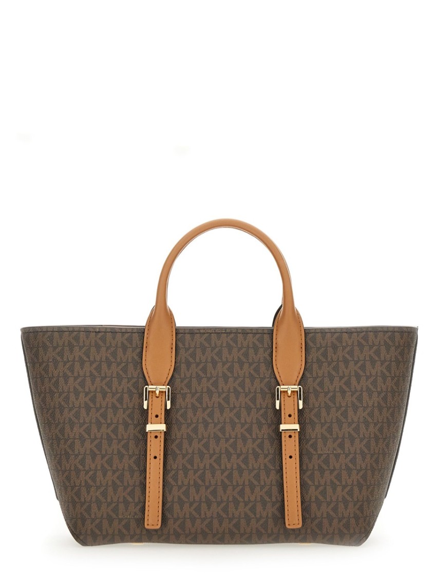 Michael Michael Kors Satchel Moore S Brown Camel Monogram In Brown