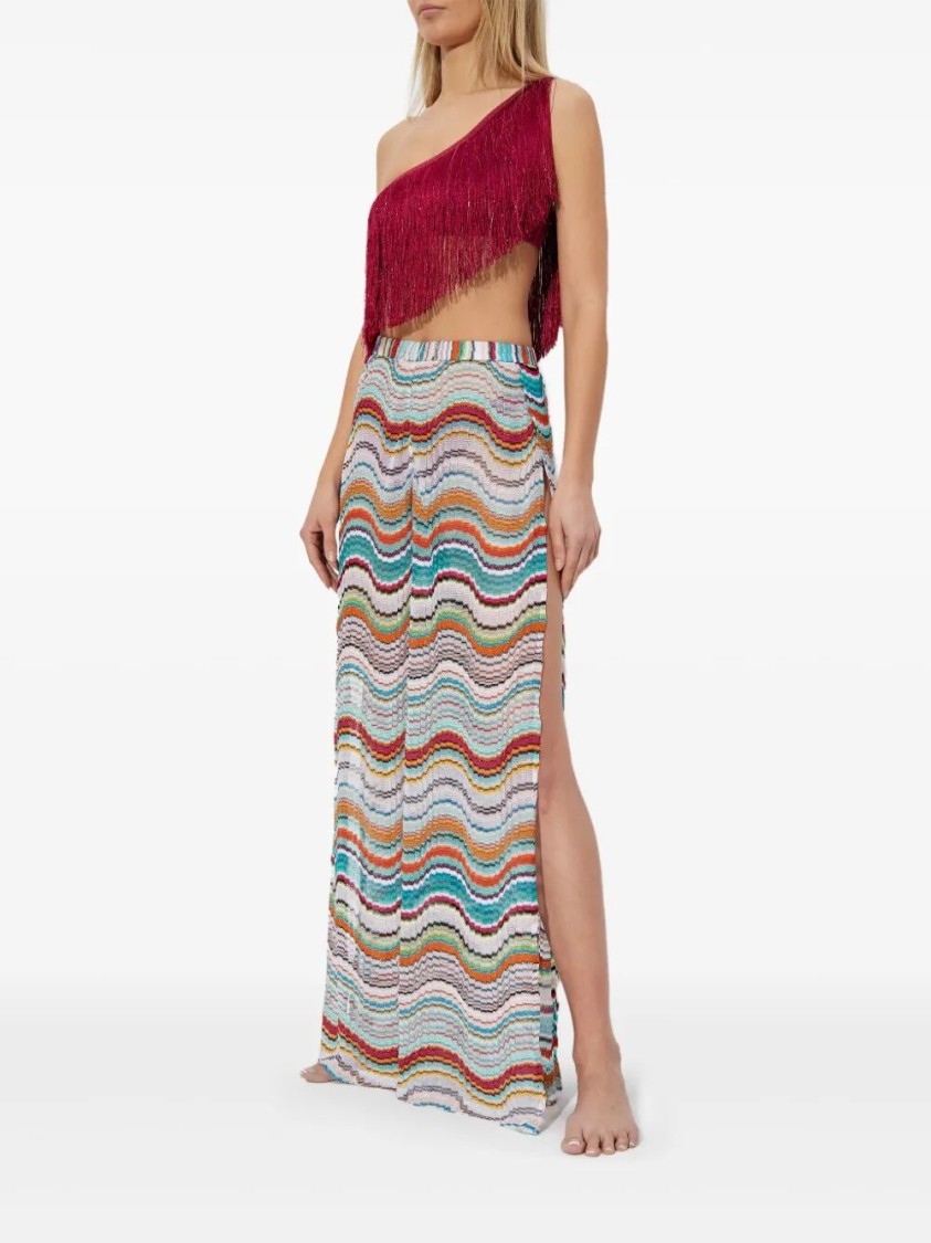 Missoni Wavy Print Beach Pants In Multi