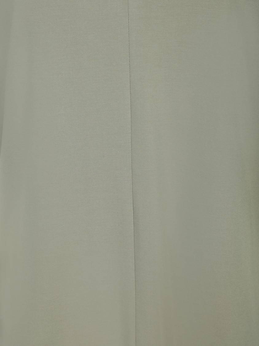 BLANCA VITA BLANCA VITA SAGE JERSEY BLOUSE WITH DEEP V-NECK