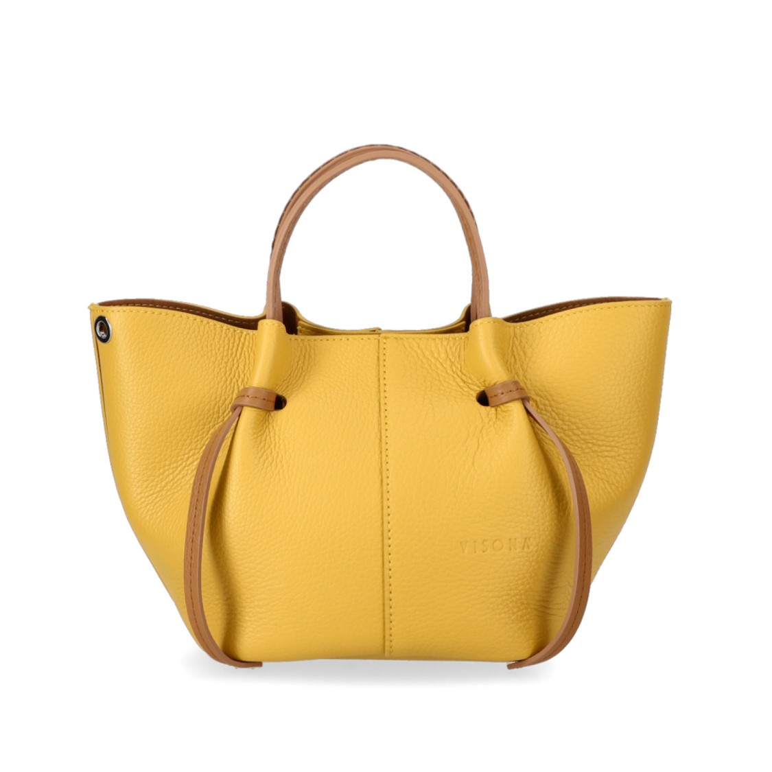 ハンドバッグ PLINIO VISONA 24200-ANANAS Handbags Borsetta con due manici Plinio Visona' Handbag With Two Handles In Soft Unlined