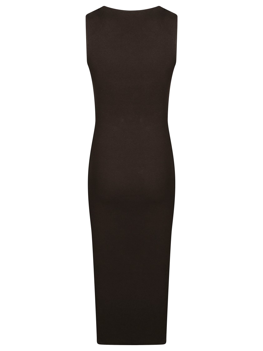 Jw Anderson J. W. Anderson Twisted Strap Midi Dress In Brown