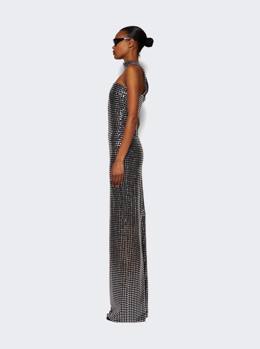 The New Arrivals By Ilkyaz Ozel Suri Gown Istanbul - Black In Black