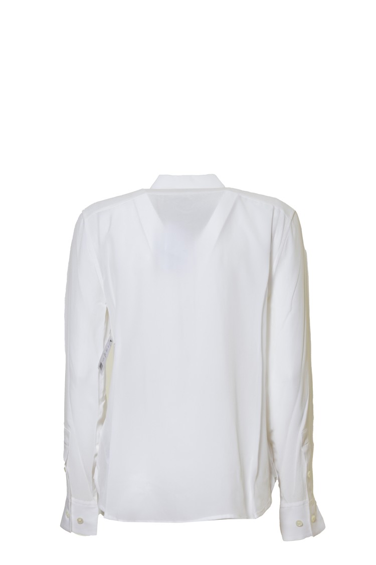 EQUIPMENT EQUIPMENT LEEMA SILK BLOUSE - WHITE