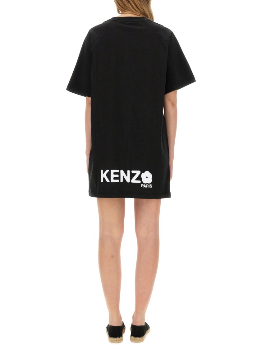 Kenzo Gots Boke Flower 2.0 Embroider In Black