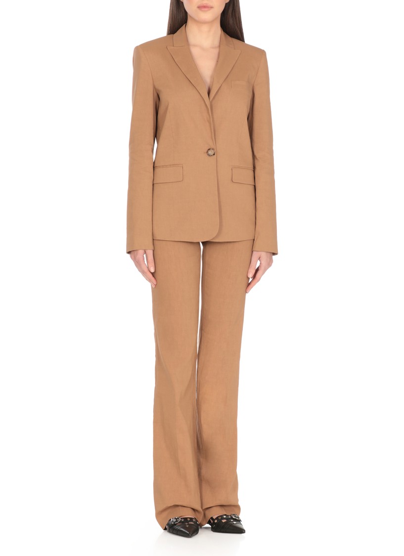 Pinko Equilibrato Pantalone Blazer In Brown