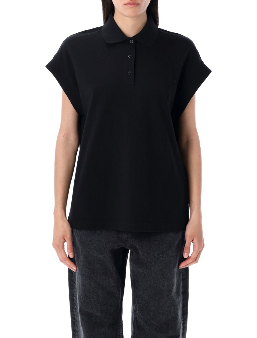 Shop Saint Laurent Cassandre Piqué Polo Shirt