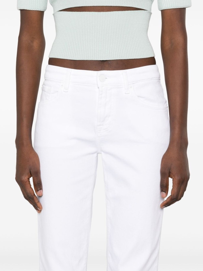 SEVEN SEVEN STRAIGHT LEG JEANS WITH CONCEALED FLY AND CLASSIC FIVE-POCKET DESIGN