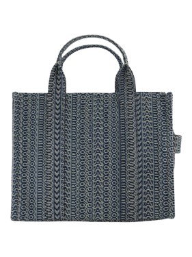 Marc Jacobs The Micro Tote Bag - Cotton - Blue | THE LIST