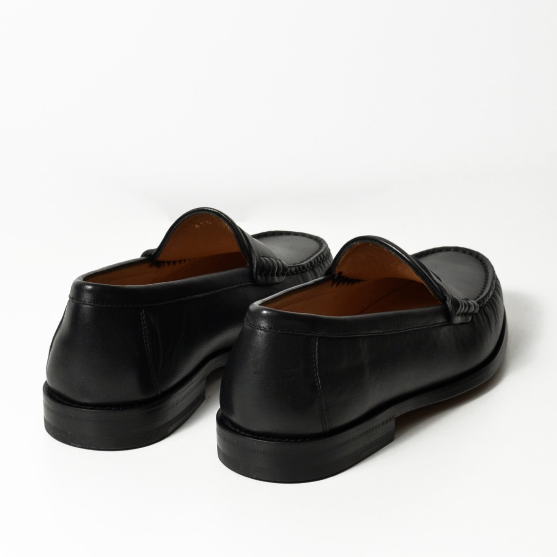 Rossano Bisconti Black Leather Wolf Mouth Mask Moccasin In Black