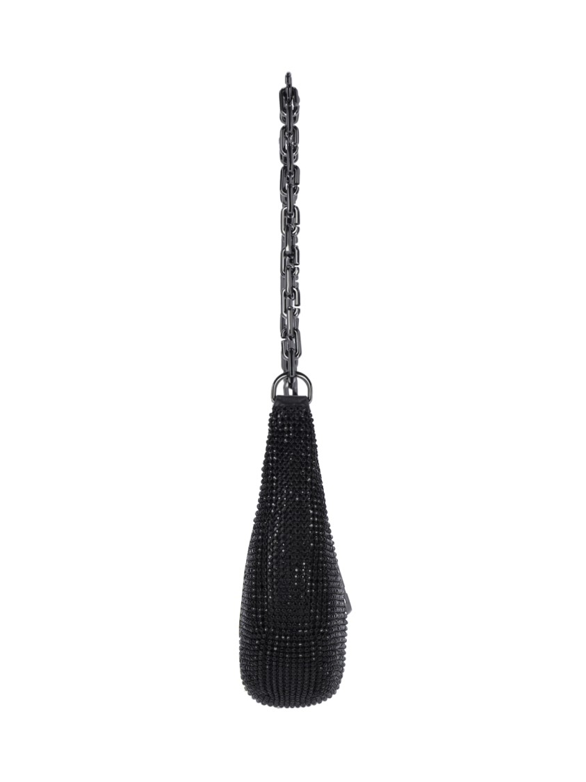 Marc Jacobs The Small Curve Rhinestone J Shoulder Bag