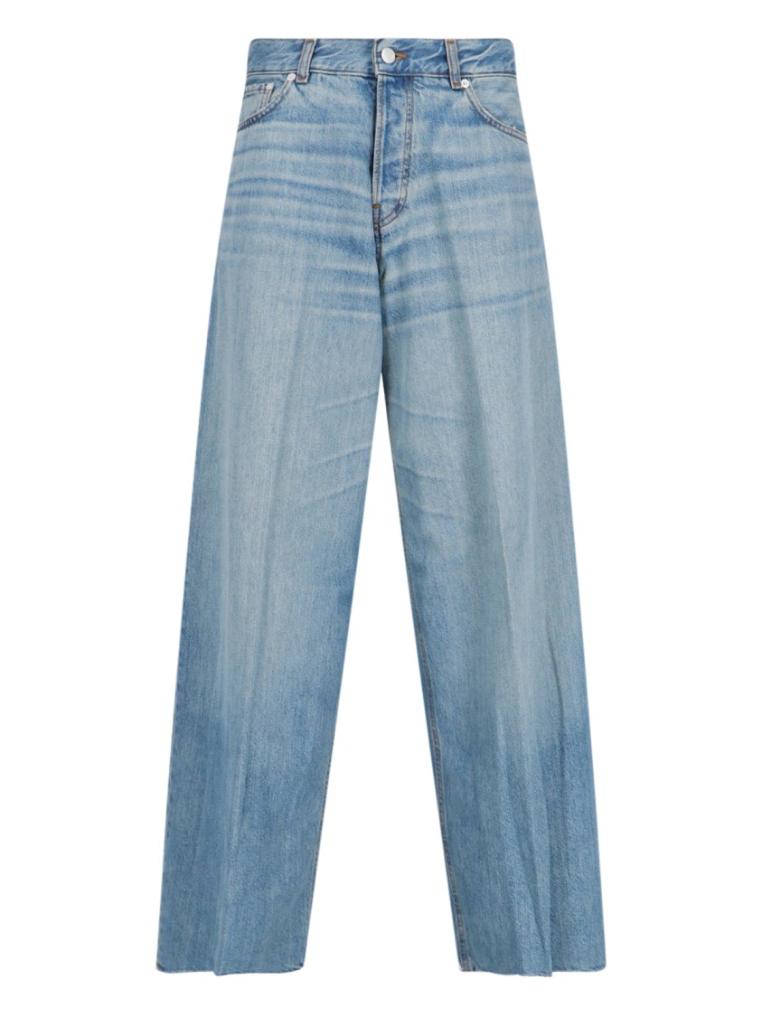 Shop Haikure "bethany" Wide Jeans – Blue