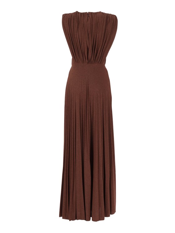 Elisabetta Franchi Wrap-Design Dress With Subtle Sheen | THE
