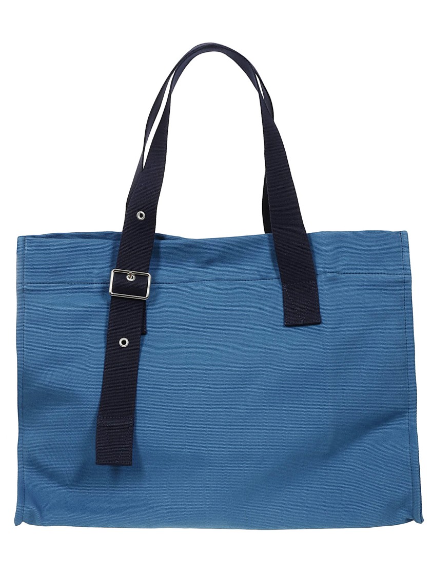 Vilebrequin Spacious Blue Cotton Bag