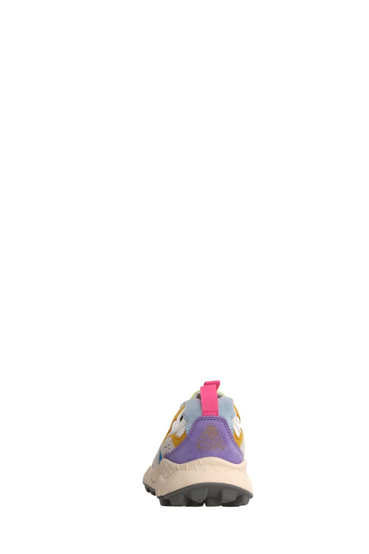 Flower Mountain Multicolored Suede And Technical Fabric Sneakers