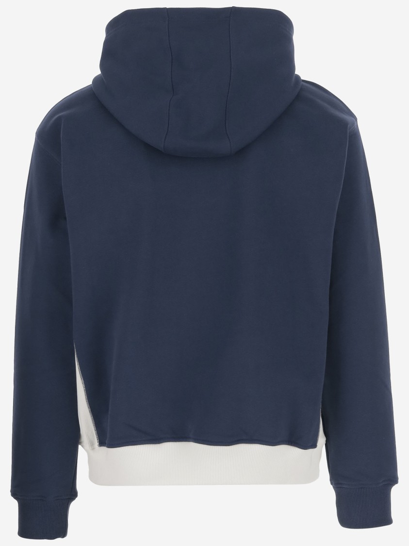 Shop Casablanca Cotton Sweatshirt With Logo In Multicolor