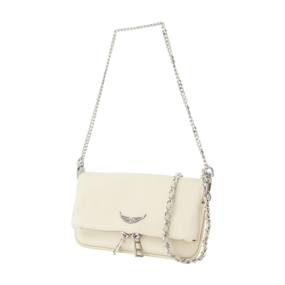 Zadig & Voltaire Zadig&voltaire Rock Nano Wallet On Chain In Neutral