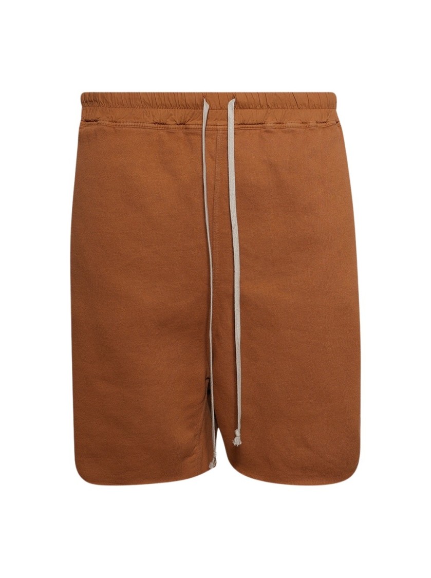 Rick Owens Drkshdw Drkshdw By Rick Owens Long Boxers Butt Zip Shorts Orange In Orange
