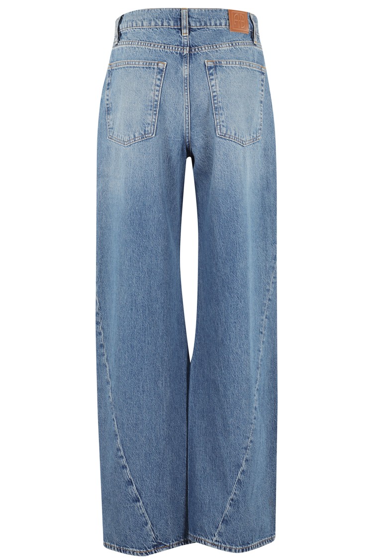 Shop Anine Bing Brie Jeans In Blue