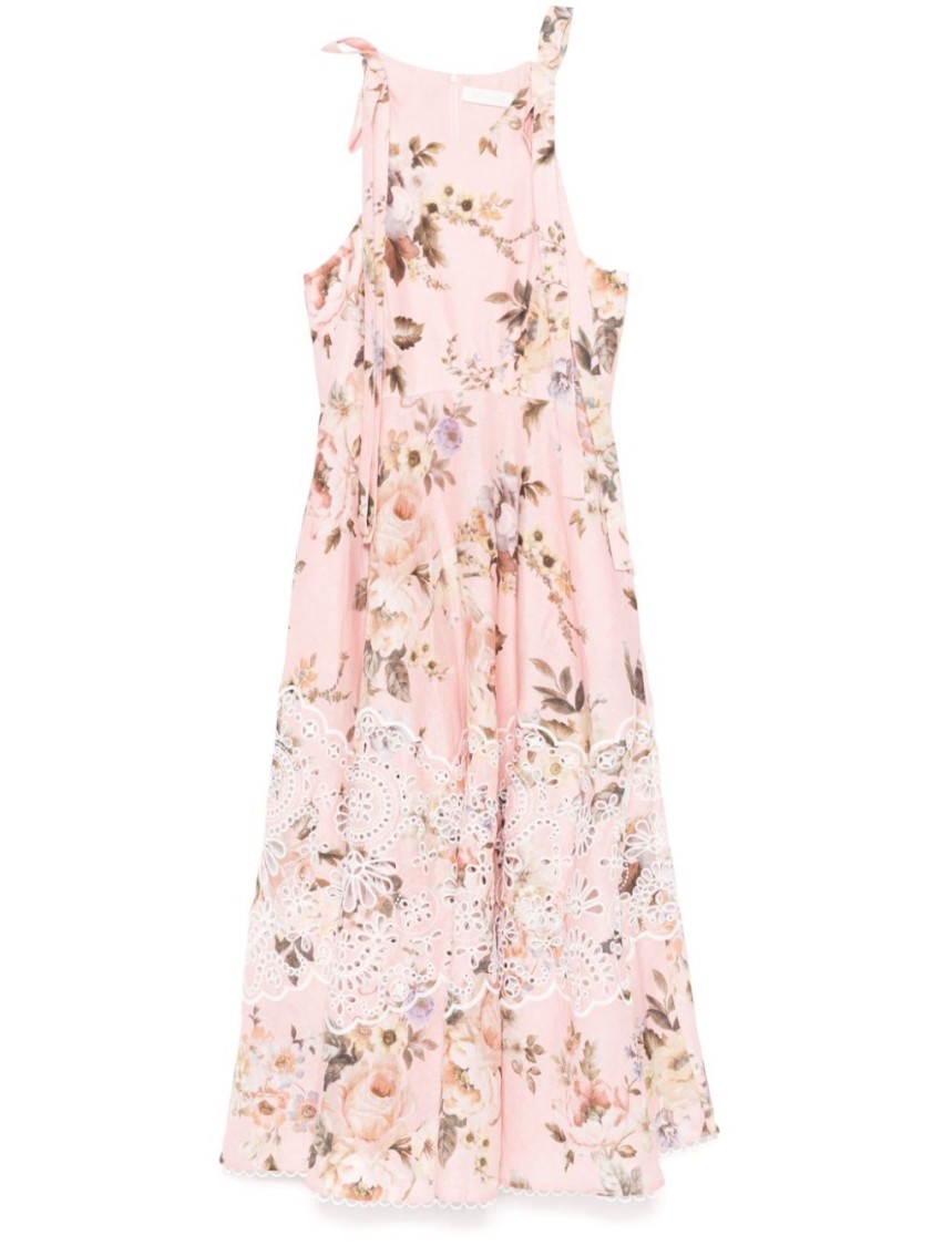 Zimmermann `acacia` Broderie Midi Dress