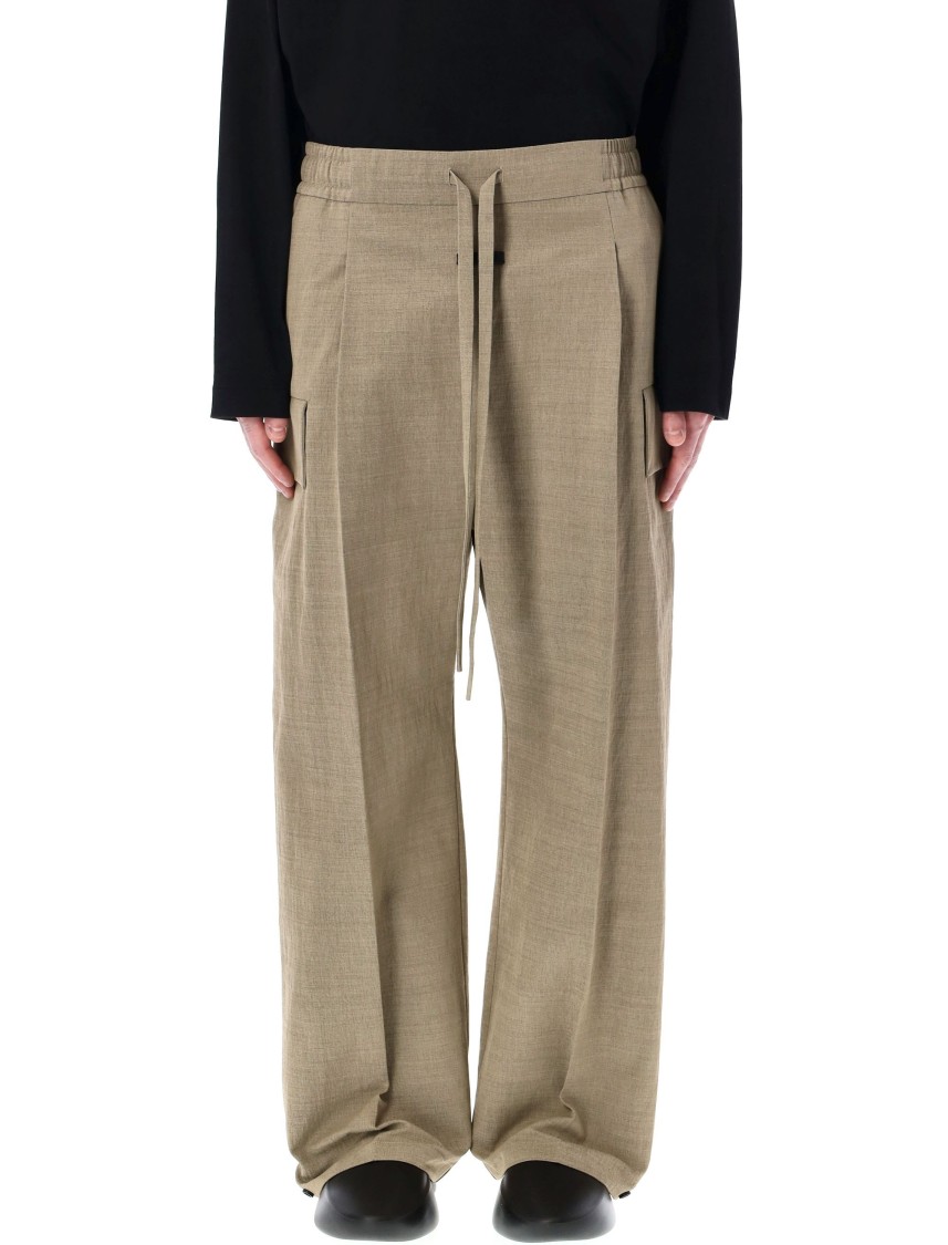 Fear Of God Relaxed Wide Leg Cargo Pants In Neutrals
