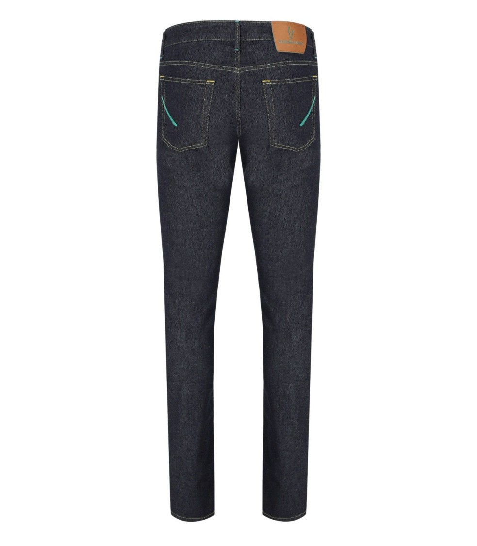 Handpicked Ravello Dark Blue Jeans In Blue