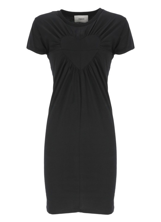ワンピース Coperni Black Mini Dress With Heart Coperni Black mini dress with heart | TheDoubleF
