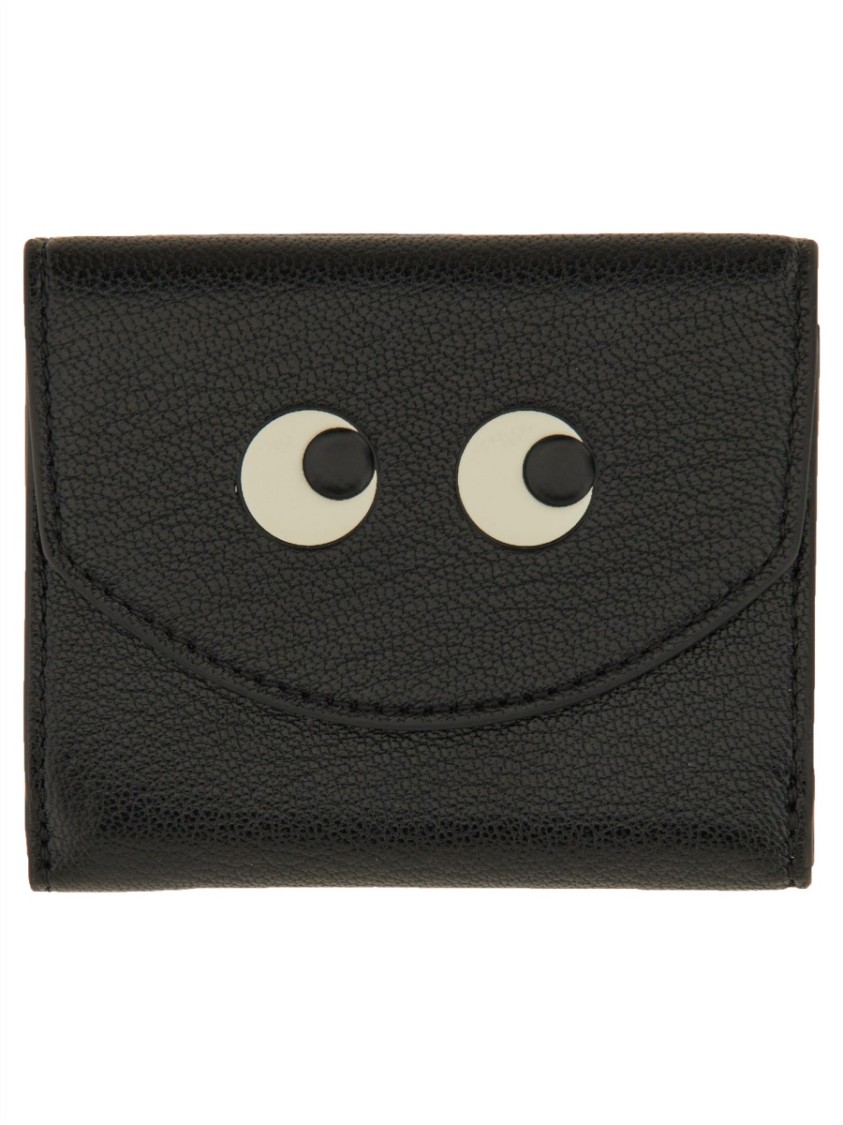 Shop Anya Hindmarch Trifold Mini "eyes" Wallet