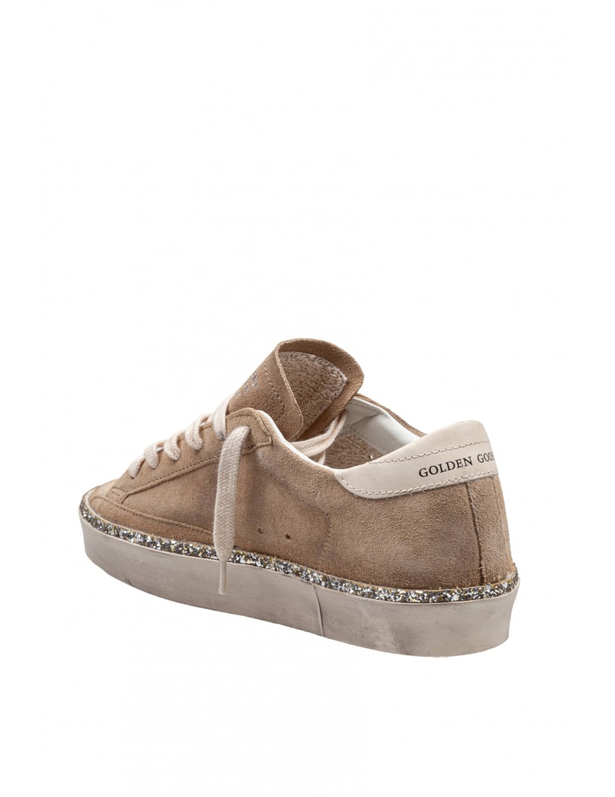 Golden Goose Hi Star Suede Sneakers In Neutrals